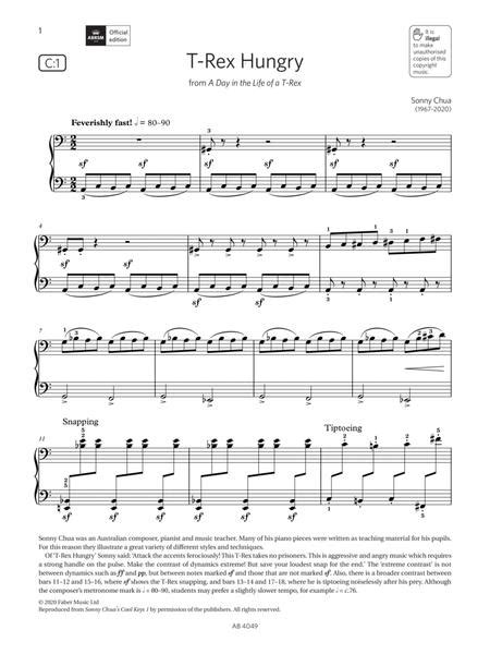 T-Rex Hungry (Grade 3, List C1, From The ABRSM Piano Syllabus 2023 & 2024)